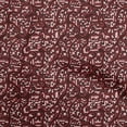 thumbnail image 1 of oneOone Viscose Jersey Maroon Fabric Abstract Sewing Material Print Fabric By The Yard 60 Inch Wide, 1 of 4