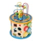 thumbnail image 4 of Laberinto de cuentas de madera multiusos 8 en 1 para niños, reloj, ajedrez, cubo de actividades, juguete educativo, rompecabezas multifuncional, laberinto de cuentas, 4 of 15