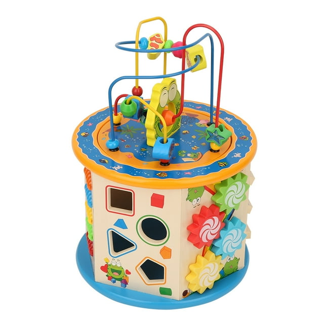 Wchiuoe Educational Toy, Bead Maze, Eco‑Friendly Safe Durable For Playing Above 3 Years Old Children Education