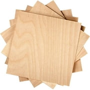 0.8mm 1/32 x 12 x 12 Aircraft Plywood Sheet (3pk) - AB/B Baltic Birch Material Perfect for Arts and Crafts, School Projects, Die-Cutting, and Wood Engraving