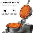thumbnail image 4 of Luku Commercial Stainless Steel Waffle Maker, 1200W, Non-Stick Single Head, 4 of 7