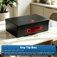 thumbnail image 5 of Small Lock Boxes for Personal Items, Fire and Water Resistance, Fireproof Document Box with Key Lock, Fireproof Safe Box for Documents, Jewelry, Passport,cash, 5 of 8