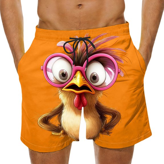 Timoontee Men Cargo Shorts Shorts Functional for Everyday Wrinkle Resistant Lightweight Breathable Lightweight Material Orange XL