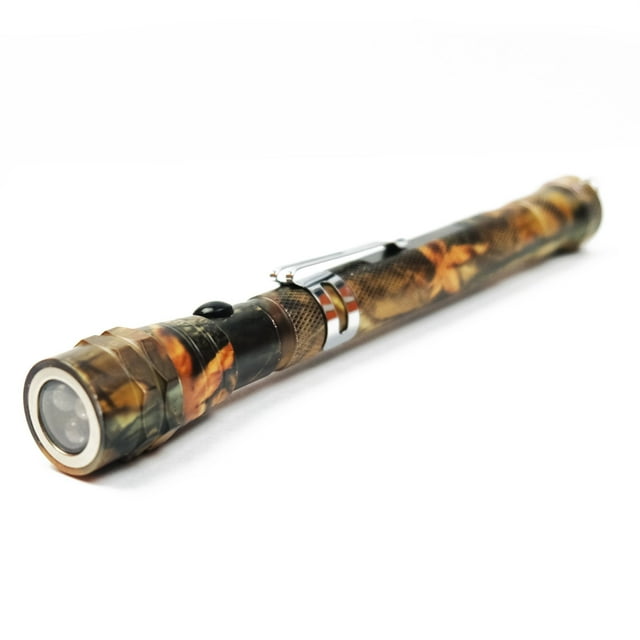 MagTorch Magnetic Torch with Extendable Flexible LED Light for DIY, Crafts, Carpentry and Tradesmen - Camoflauge