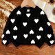 thumbnail image 5 of Manga larga vestido de línea para las mujeres imprimir casual suelto sudadera con capucha, forrado de lana cálido manga larga cuello redondo suéter para invierno otoño uso diario, 5 of 8