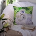 thumbnail image 3 of Carolines Treasures BB9825PW1414 Maltese St Patricks Fabric Decorative Pillow, 3 of 4