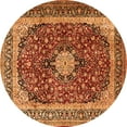 thumbnail image 1 of Ahgly Company Indoor Round Persian Orange Traditional Area Rugs, 8' Round, 1 of 1