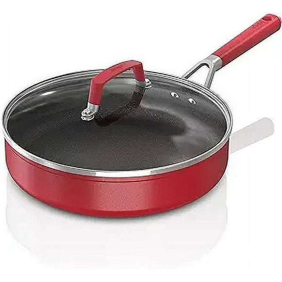 Sartén con tapa Ninja antiadherente C20130 rojo