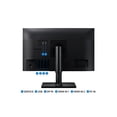 thumbnail image 3 of SAMSUNG FT45 Series 24-Inch FHD 1080p Computer Monitor, 75Hz, IPS Panel, HDMI, DisplayPort, USB Hub, Built-in Speakers, Height Adjustable Stand, 3 Yr WRNTY (LF24T450FZNXGO),Black, 3 of 5