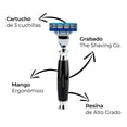 thumbnail image 2 of Rastrillo The Shaving Co. Metal Cromado 3 Cuchillas amarillo 1, 2 of 9