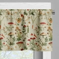 thumbnail image 3 of Ambesonne Botany Window Valance, Witchy Medieval Floral Leafy, 54" X 12", Pale Almond Green Red, 3 of 4