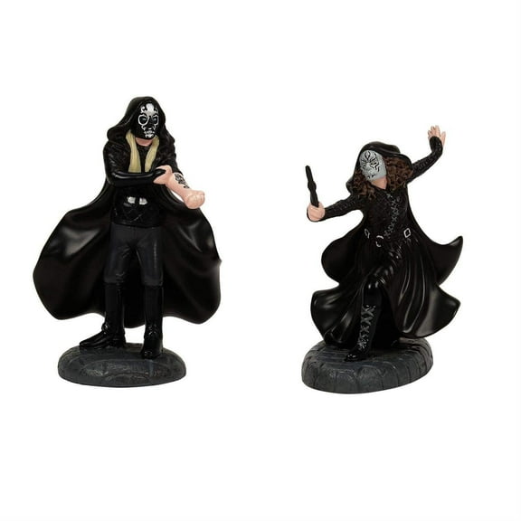 Harry Potter Death Eaters Figurine Set, 2 Pieces 2.64in H