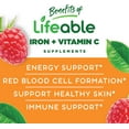 Lifeable Iron for Kids with Vitamin C 10 mg Great Tasting Natural