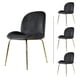 thumbnail image 1 of Set de 4 Sillas Vanguardista Treviso Velvet Gris Mundo In Hogar, 1 of 9