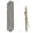 thumbnail image 3 of Troglfold Metal Craft Mezuzah 1 Set of Metal Commandment Mezuzah Front Door Mezuzah Religious Gatepost Mezuzah With Scroll,5.04"X1.3"X0.28", 3 of 10