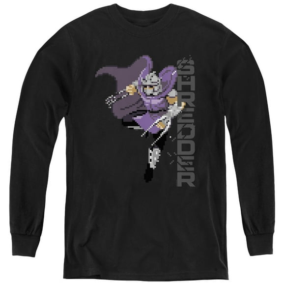 TMNT Teenage Mutant Ninja Turtles Retro Arcade Shredder Youth Long Sleeve T shirt