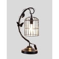 thumbnail image 4 of ORE International 17.5" Iris Black Butterfly Garden Metal Table Lamp, 4 of 6