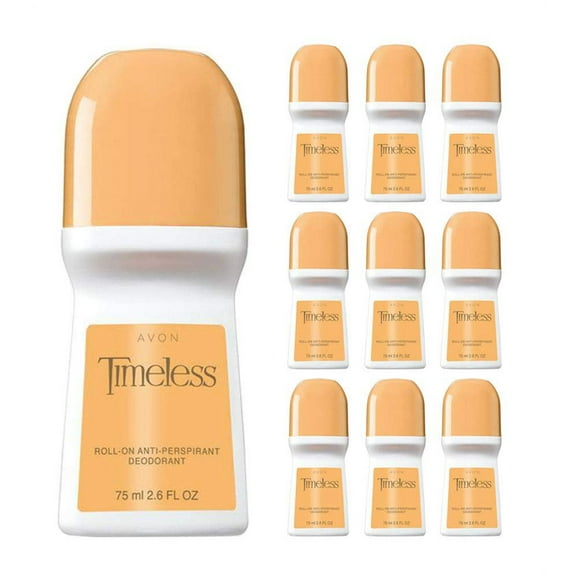 Avon Timeless Roll-On Antiperspirant Deodorant 75 ml Set of 10