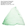 thumbnail image 2 of Uxcell 19.7" Nylon Replacement Mesh Landing Net Fishing Net Replacement Green, 1Pcs, 2 of 6