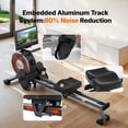 thumbnail image 2 of MERACH Rowing Machine with 15.6" HD Touchscreen, Magnetic Resistance Rower for Home, 16 Levels, Ultra-Quiet Dual Slide Rail, 350 lbs Capacity, App Compatible, Full-Body Workout, 2 of 8