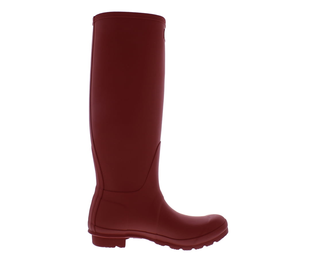 Hunter Original Tall Rain Boot Womens Shoes Size 9, Color: Military Red