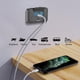 thumbnail image 5 of Cargador de Pared con USB de 12 V y 4 Puertos de 78 W, Doble PD de 36 W y Doble QC3.0 de 18 W con Interruptor de Botón., 5 of 5