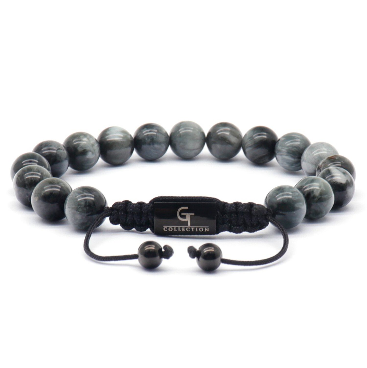 Men's EAGLE EYE Beaded Bracelet | Gift for Men | One Size Fits All | 100% Natural | Gemstone Adjustable Bracelet