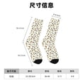 thumbnail image 3 of Honeii Keys1 Print Adult Socks,Crew Socks,Casual Calf Socks,Daily Wear Socks for Men & Women, Perfect for Sports, Casual and Everyday Use, 3 of 6