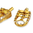 thumbnail image 2 of Motorcycle Front Driver Footrests Footpegs for Harley XL883 motorcycle front rider 2007-2010 Golden, 2 of 8