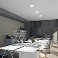 thumbnail image 4 of LNC 7 in. LED Recessed Retrofit Downlight, 14W Dimmable Integrated LED Ceiling Light, 3000K Warm White, White Trim for Kitchen, Hallway, Living Room, 4 of 19