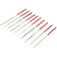 thumbnail image 1 of 10pcs Guitar Files, Guitar Fret Nut Saddle Slot Pickguard Grinding Files Set Repair Tool for Guitar Violin, 1 of 5
