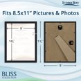 thumbnail image 2 of Icona Bay 8.5x11 Black Certificate Frames, 5 Pack, Bliss Document Frames, 2 of 6