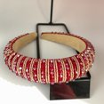 thumbnail image 4 of Minnieouse Diademas con cuentas de cristal con diamantes de imitación, tocado grueso de estilo barroco, accesorios de moda para el cabello, tocados para Accesorio para el cabello Oro rojo Minnieouse AP010970-12B, 4 of 6