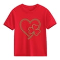 thumbnail image 1 of hengsof Chemises pour Enfants T-Shirts Graphiques à Manches Courtes Hauts Décontractés Quotidiens, 1 of 3
