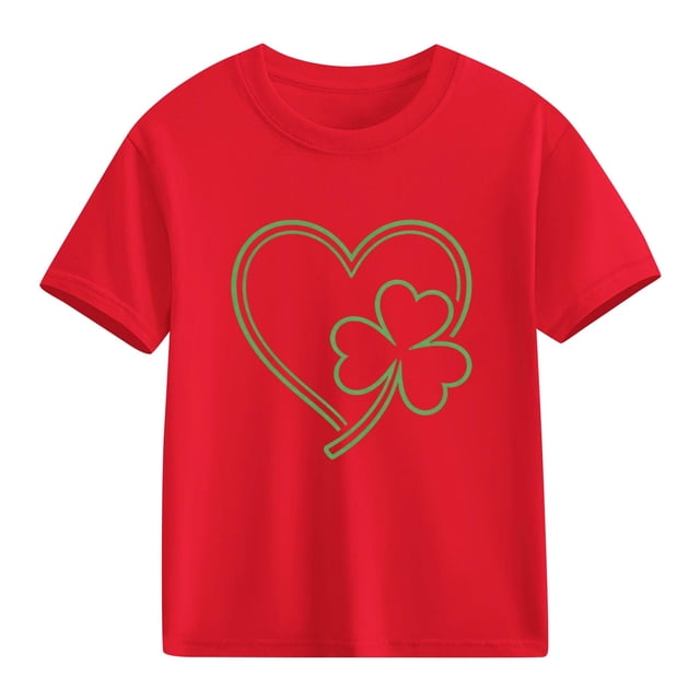 hengsof Chemises pour Enfants T-Shirts Graphiques à Manches Courtes Hauts Décontractés Quotidiens