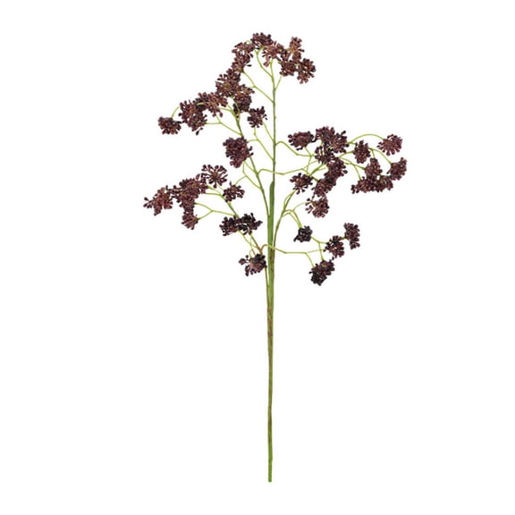 Arttificial Berry Soft Plum Sedum Berry Stem for Christmas Tree DIY Decorations