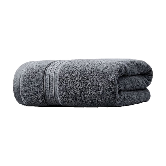 LOWLHOME Luxury Egyptian Cotton Bath Towels, Plain Color Ultra Soft & Highly Absorbent, Extra-large Absorbent Face Towel For Bathroom, Shower, Spa, Hotel (71"x35",Dark Gray,1pcs)