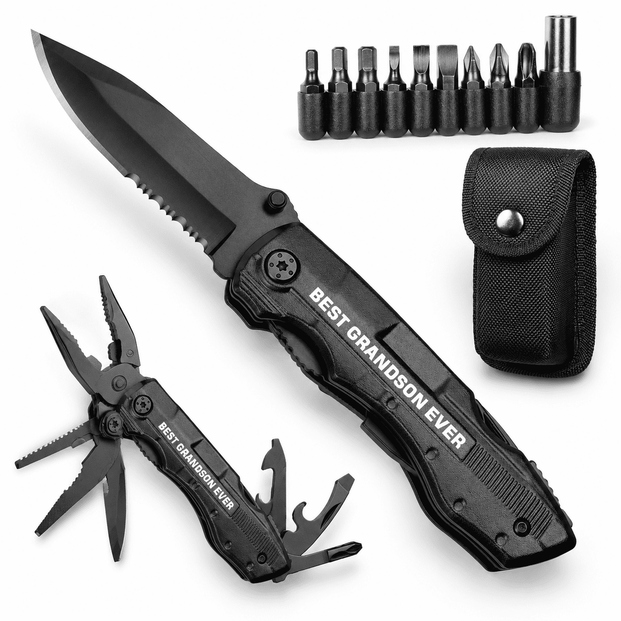 Grandson Gifts From Grandma Multitool Grandsonsmas Practical Gift For Camping Hiking Fishing 20 In 1