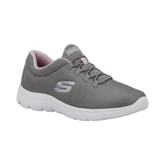 Tenis Mujer SKECHERS Entrenamiento Correr Transpirable gris 24