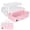PINK, variant on 3-Layer Plastic Portable Storage Box Gray Craft Hobby Supply