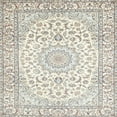 thumbnail image 1 of Ahgly Company Indoor Square Traditional Champagne Beige Medallion Area Rugs, 8' Square, 1 of 6