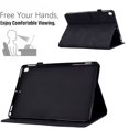 thumbnail image 3 of MonsDirect Case for iPad iPad 9th Generation 10.2 inch 2021-2019, 8th/7th Generation Suede Multi-Angle Stand Cover with Smart Wake/Sleep & Pen Holder & Card Slots for iPad 10.2/Pro 10.5 inch, Black, 3 of 7