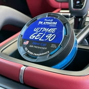 Paradise Air Platinum Series Ultimate Gel 90 Air Freshener for use in Auto, Home, Office, Bathroom. Net Weight 30g, New Car