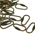 thumbnail image 3 of D anillo de bloqueo Mosquetón Llavero Mini ganchos Cerradura de primavera Escalada Carabiners Clips Titular Regalos para viajar Bronce 24 Packs Methold HA010943-04, 3 of 6