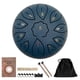 thumbnail image 2 of Tambor de lengua de acero musical de 6 pulgadas y 11 notas afinadas para principiantes (azul oscuro), 2 of 7