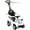 White, variant on Qaba 3 in 1 Kids Push Car Toddler Sliding Car, Foot to Floor Design, White