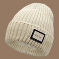 thumbnail image 2 of Womens Winter Knit Beanie with Ear Protection Thickened Lined Woolen Cap for Cycling Warm Outdoor Thermal Hat for Women, 2 of 6