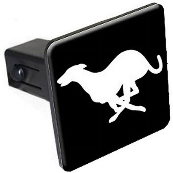 Greyhound, Dog 1.25" Tow Trailer Hitch Cover Plug Insert