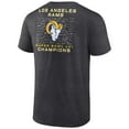 thumbnail image 3 of Men's Fanatics Charcoal Los Angeles Rams Super Bowl LVI Champions Big & Tall Signature Route T-Shirt, 3 of 5