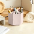 thumbnail image 6 of Bwomeauty Classroom Supplies, 1pc 360 Degree Rotating Pen Holders 6 Compartments Large Capacity Desk Organizer Stationery Storage For Office Home Study Desk Accessories Supplies, Teacher Gifts, 6 of 6
